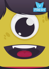 Fresh breath vector illustration