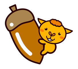 どんぐりと動物シリーズ