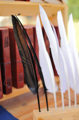 books and pens