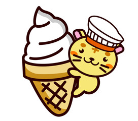 アイスクリームと動物シリーズ