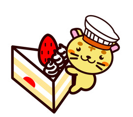 ケーキと動物シリーズ