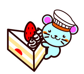 ケーキと動物シリーズ