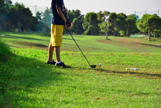 Golf lesson junior
