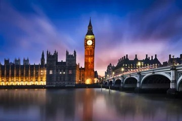 Foto op Canvas Big Ben and House of Parliament © beatrice prève