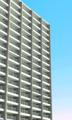 Fototapeta premium 高層マンション