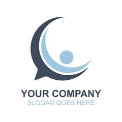 Chat Talk Conversation Media Social Vector Icon Logo