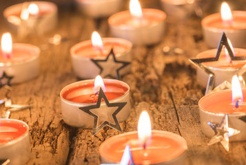 Weihnachten Advent Leuchten Funkeln Kerzen