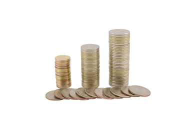 American and Russian coins