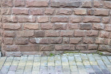 pattern on the stone wall for background