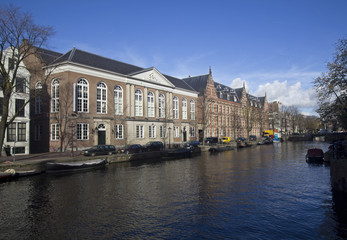 Obraz premium Grand Buildings in Amsterdam, Holland