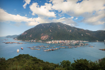 Fototapeta na wymiar Lamma island in hongkong