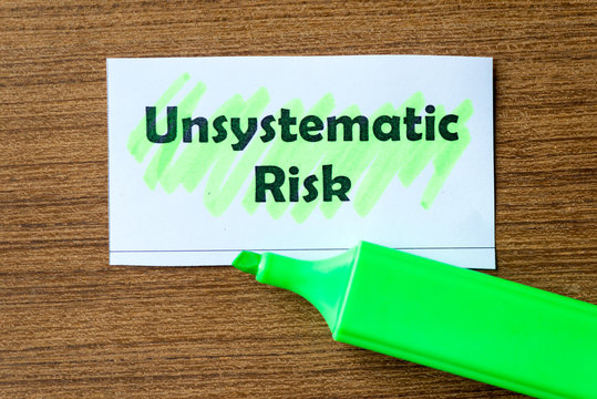 unsystematic risk word hightlighted