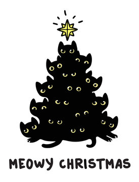 Cats Christmas Tree