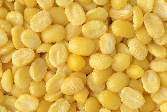 Yellow Lentils / High resolution image of yellow lentils shot in studio.
