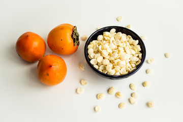 cereal for Breakfast and persimmon