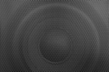 Black loudspeaker mask