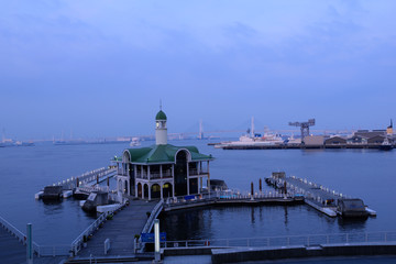 Sea passenger terminal (Pukari sanbashi) at Minatomirai in Yokohama