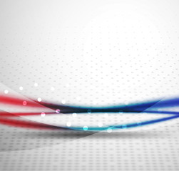 Colorful wave line, abstract background with light and shadow effects