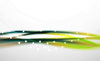 Colorful wave line, abstract background with light and shadow effects