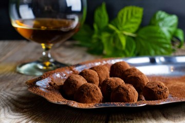 chocolate truffle cognac