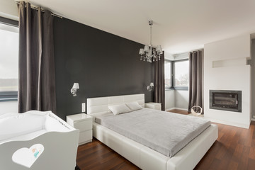 Luxurious and spacious master bedroom