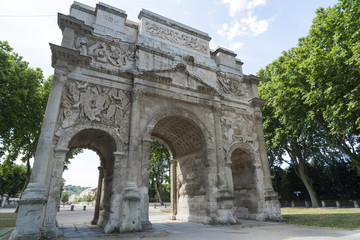 Fototapeta na wymiar Orange, Roman Arch