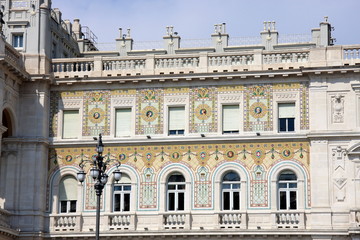 Fototapeta na wymiar Trieste, Palazzo della Prefettura