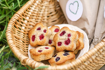 berry cakes