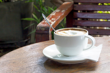 Cappuccino coffee cup
