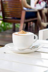 Coffee in the garden