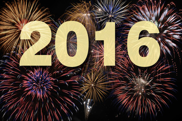 Feuerwerk zu Neujahr 2016