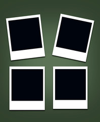 Polaroid empty photo frame