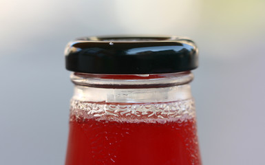 strawberry juice bottle