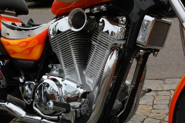 Fototapeta na wymiar Motorrad- Detail