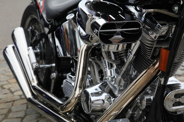 Fototapeta na wymiar Motorrad- Detail