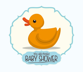 Baby shower invitation card