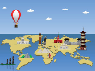 Obraz premium World famous monument