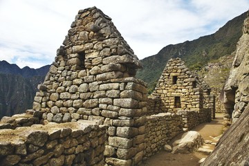 Fototapeta na wymiar View of the ancient Inca City of Machu Picchu, Peru