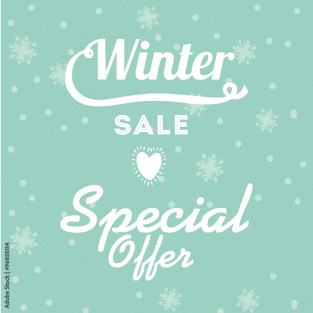 Wall mural winter sale design 