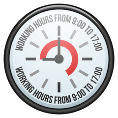 WORKING HOURS FROM 9:00 to 17:00