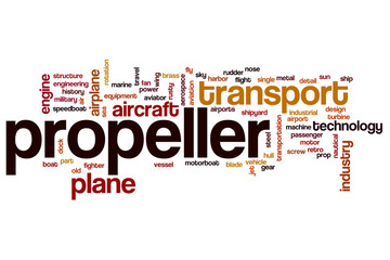 Propeller word cloud concept