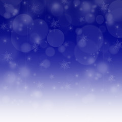 Fototapeta na wymiar Snowflakes and stars background for winter 