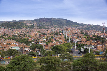 Medellin, Colombia - Panoramic view of the city - Skyline