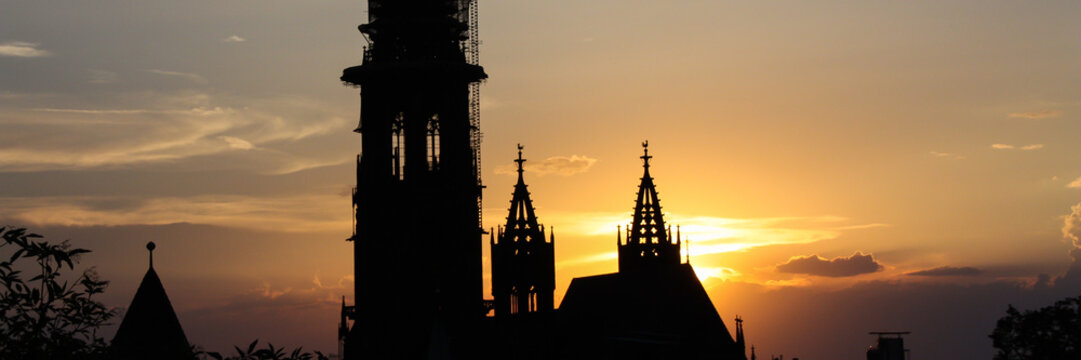 Freiburger M&uuml;nster im Panorama-Format