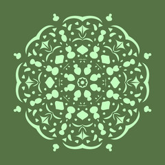 Mandala. Round Ornament Pattern