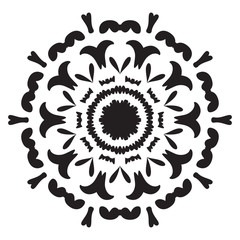 Mandala. Ethnic decorative elements. Hand drawn background. Islam, Arabic, Indian, ottoman motifs.