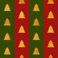Obraz premium Christmas seamless geometric gold textured pattern