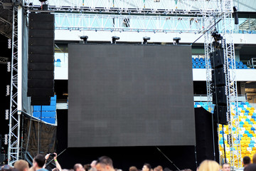 Obraz premium Stadium screen close up