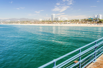 Santa Monica beach, California, USA