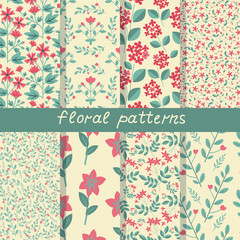 Fototapeta premium Patterns set